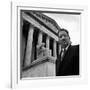 NAACP Chief Counsel Thurgood Marshall Standing on Steps of the Supreme Court Building-Hank Walker-Framed Premium Photographic Print