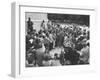 Naacp Lawyer Thurgood Marshall Speaking to the Press-Ed Clark-Framed Photographic Print