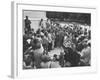 Naacp Lawyer Thurgood Marshall Speaking to the Press-Ed Clark-Framed Photographic Print