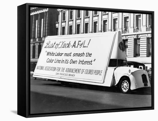 Naacp Moving Billboard-null-Framed Stretched Canvas