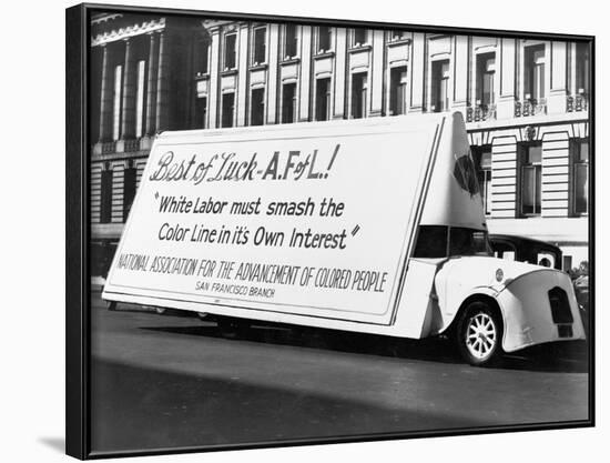 Naacp Moving Billboard-null-Framed Photographic Print