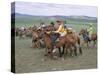 Naadam Festival, Orkhon Valley, Ovorkhangai, Mongolia, Central Asia-Bruno Morandi-Stretched Canvas