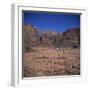 Nabatean Temple Dating from the 1st Century AD, Wadi Rum, Jabal Umm Ishrin, Jordan, Middle East-Christopher Rennie-Framed Photographic Print