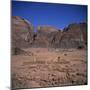 Nabatean Temple Dating from the 1st Century AD, Wadi Rum, Jabal Umm Ishrin, Jordan, Middle East-Christopher Rennie-Mounted Photographic Print