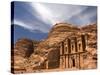 Nabatean tombs of Petra in Jordan-Jeremy Horner-Stretched Canvas