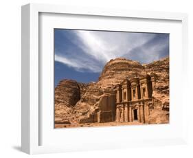 Nabatean tombs of Petra in Jordan-Jeremy Horner-Framed Photographic Print