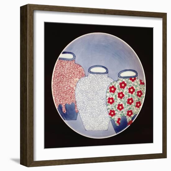 Nabeshima Dish, Edo Period-Japanese School-Framed Giclee Print