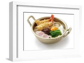 Nabeyaki Udon, Japanese Hot Pot Noodles-oysy-Framed Photographic Print