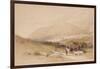 Nablous, Ancient Shechem, April 17th 1839, Plate 42 from Volume I of "The Holy Land"-David Roberts-Framed Giclee Print