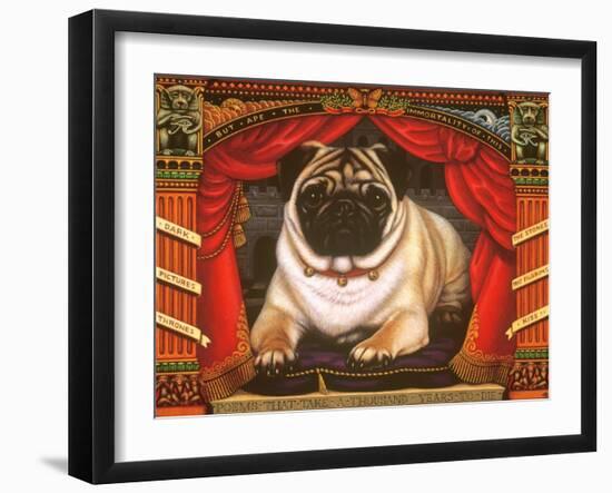 Nabokov's Pug, 2006-Frances Broomfield-Framed Giclee Print