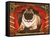 Nabokov's Pug, 2006-Frances Broomfield-Framed Stretched Canvas