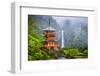 Nachi, Japan at Nachi Taisha Shrine Pagoda and Waterfall.-SeanPavonePhoto-Framed Photographic Print