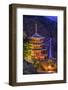 Nachi, Japan at Nachi Taisha Shrine Pagoda and Waterfall.-SeanPavonePhoto-Framed Photographic Print