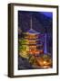 Nachi, Japan at Nachi Taisha Shrine Pagoda and Waterfall.-SeanPavonePhoto-Framed Photographic Print