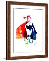 Nacho Watercolor-Lora Feldman-Framed Art Print