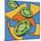 Nachos With Jalapen?os On Blue-Ron Magnes-Mounted Giclee Print