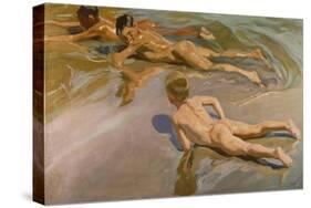 Nackte Knaben Am Strand-Joaquín Sorolla y Bastida-Stretched Canvas