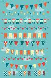 Colorful Bunting and Garlands-nad19906-Art Print