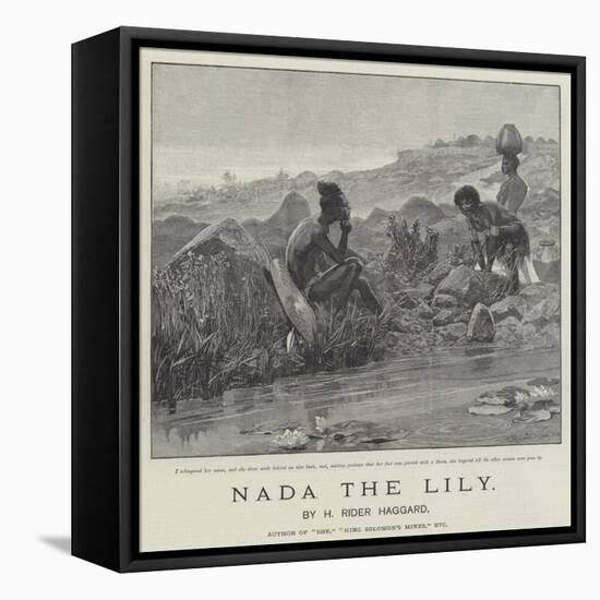 Nada the Lily-Richard Caton Woodville II-Framed Stretched Canvas