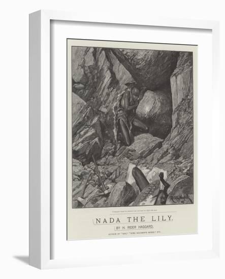 Nada the Lily-Richard Caton Woodville II-Framed Giclee Print