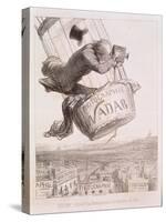 Nadar Elevating Photography to the Height of Art, Published 1862-Honore Daumier-Stretched Canvas
