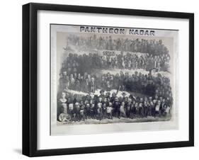 Nadar Pantheon, 1854, Paris-Paul Nadar-Framed Giclee Print