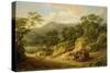 Nadderwater Near Exeter, C.1825-James Leakey-Stretched Canvas