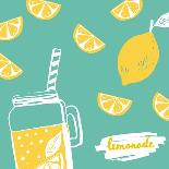 Hand Drawn Lemonade-Nadezda Barkova-Stretched Canvas