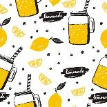 Hand Drawn Lemonade-Nadezda Barkova-Stretched Canvas