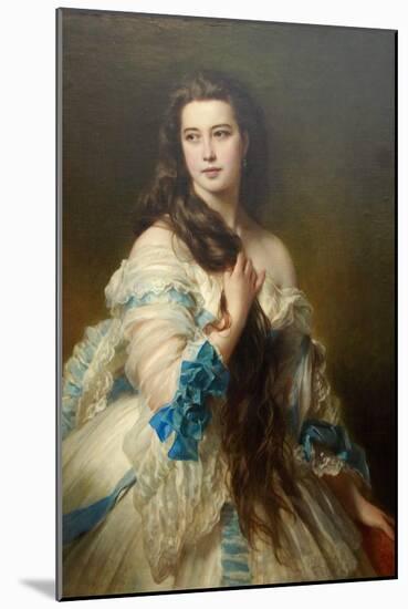 Nadezhda Nikolayevna Rimskaya-Korsakova Née Purgold, C. 1870-Franz Xaver Winterhalter-Mounted Giclee Print