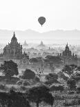 Balloon Over Bagan at Sunrise, Mandalay, Burma (Myanmar)-Nadia Isakova-Photographic Print