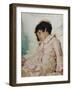 Nadja Repina, the Daughter of the Artist, 1881-Ilja Efimowitsch Repin-Framed Giclee Print