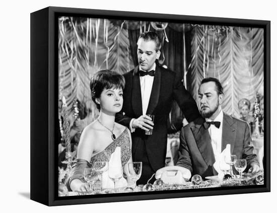 Nadja Tiller, José Luis de Villalonga and Pierre Brasseur: L'Affaire Nina B., 1961-Marcel Dole-Framed Stretched Canvas