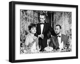 Nadja Tiller, José Luis de Villalonga and Pierre Brasseur: L'Affaire Nina B., 1961-Marcel Dole-Framed Photographic Print