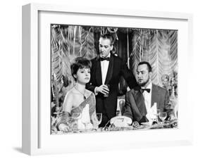 Nadja Tiller, José Luis de Villalonga and Pierre Brasseur: L'Affaire Nina B., 1961-Marcel Dole-Framed Photographic Print