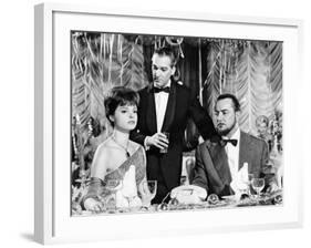 Nadja Tiller, José Luis de Villalonga and Pierre Brasseur: L'Affaire Nina B., 1961-Marcel Dole-Framed Photographic Print