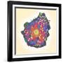 Naegleria Fowleri Protozoan, TEM-null-Framed Photographic Print