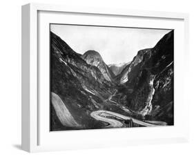 Naerodal Pass, Norway, 1893-John L Stoddard-Framed Giclee Print