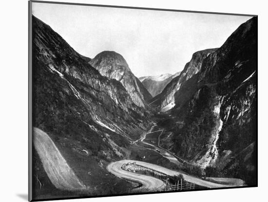 Naerodal Pass, Norway, 1893-John L Stoddard-Mounted Giclee Print