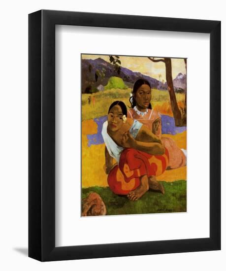 Nafea Faa Ipcipo-Paul Gauguin-Framed Art Print