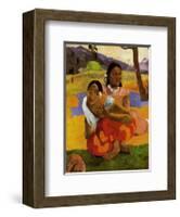 Nafea Faa Ipcipo-Paul Gauguin-Framed Art Print