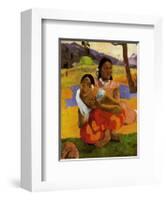 Nafea Faa Ipcipo-Paul Gauguin-Framed Art Print