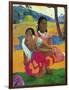 Nafea Faaipoipo (When are You Getting Married?), 1892-Paul Gauguin-Framed Giclee Print