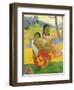 Nafea Faaipoipo (When are You Getting Married?), 1892-Paul Gauguin-Framed Giclee Print