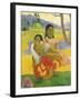 Nafea Faaipoipo (When are You Getting Married?), 1892-Paul Gauguin-Framed Giclee Print