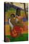 Nafea Faaipolpo (When are You Getting Married?)-Paul Gauguin-Stretched Canvas