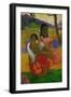 Nafea Faaipolpo (When are You Getting Married?)-Paul Gauguin-Framed Giclee Print