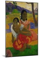 Nafea Faaipolpo (When are You Getting Married?)-Paul Gauguin-Mounted Giclee Print