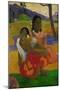 Nafea Faaipolpo (When are You Getting Married?)-Paul Gauguin-Mounted Giclee Print