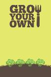 Grow Your Own Poster Carrots-naffarts-Art Print